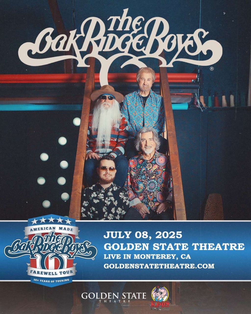 韓国 ミュージカル The ostrich boys 2025 Live OST The Oak Ridge Boys at Golden State Theatre 2025 | Old Monterey