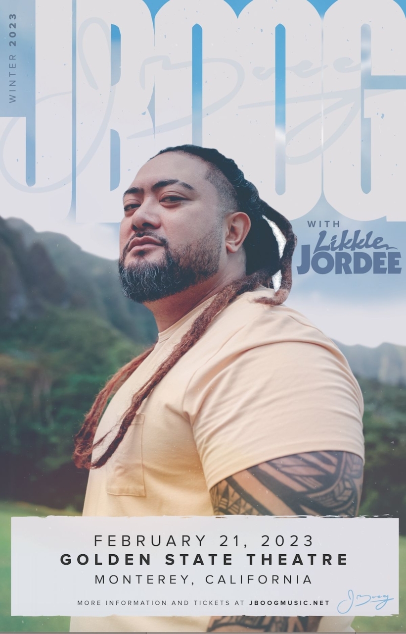 J Boog with Likkle Jordee at Golden State Theatre 2023 Old Monterey