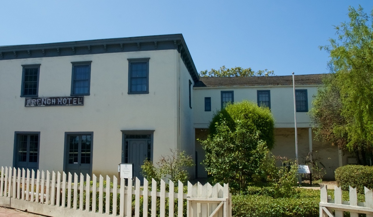 Cool Antique Linen Postcard Of Home of Robert Louis Stevenson in Monterey California